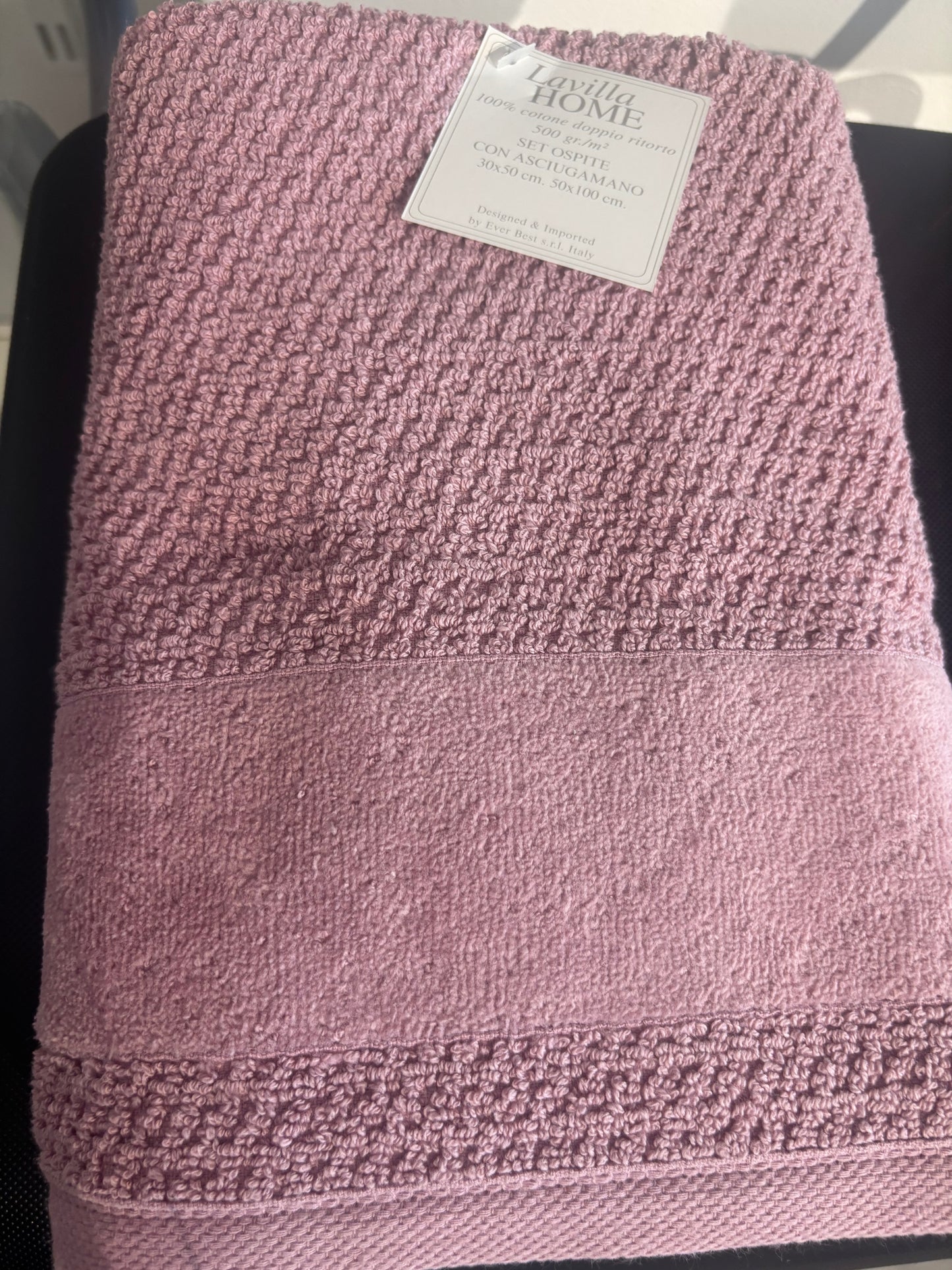 Asciugamano viso e ospite